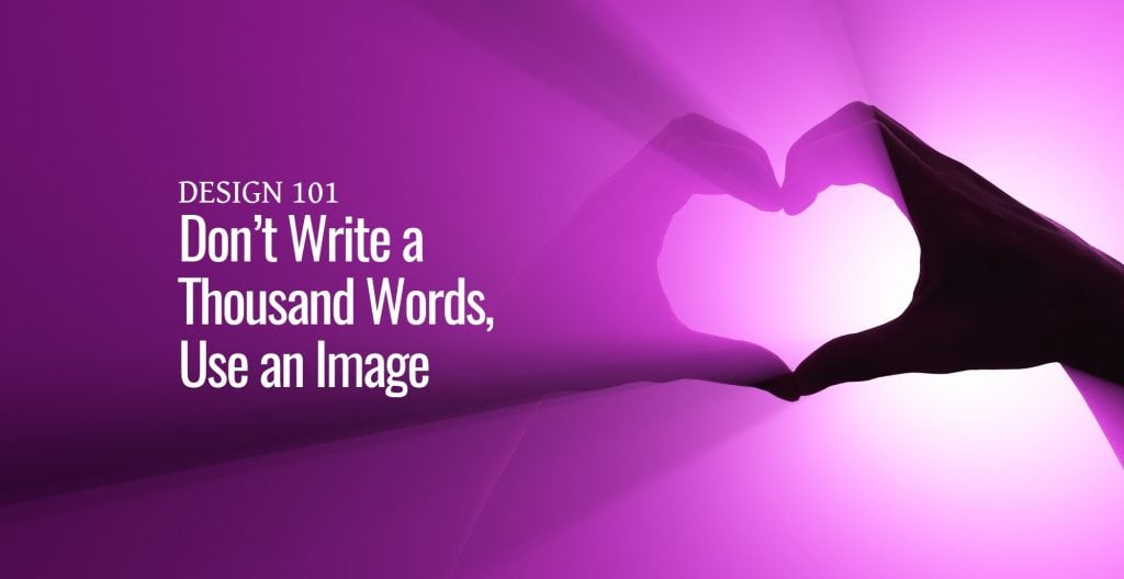 A silhouette of a pair of hands forming a heart and behind is a purple light shining through