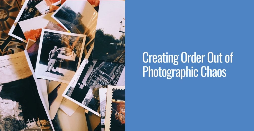 A pile of photographs