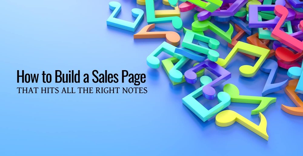 Different colors of music notes mixed up together